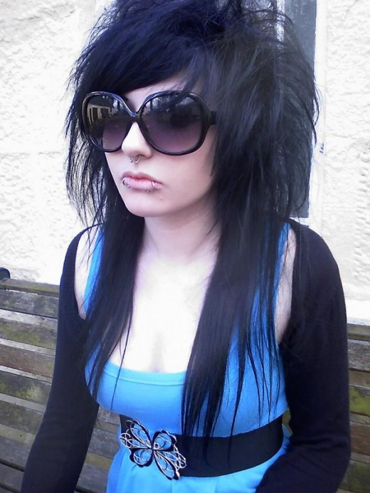 scene hair